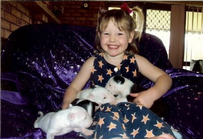 Billie-Lee with Gemma's babies