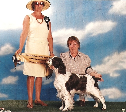 Ch Rothley Miss Marples with Angela - CC RUBIS 50th Ch Show ESSA NSW